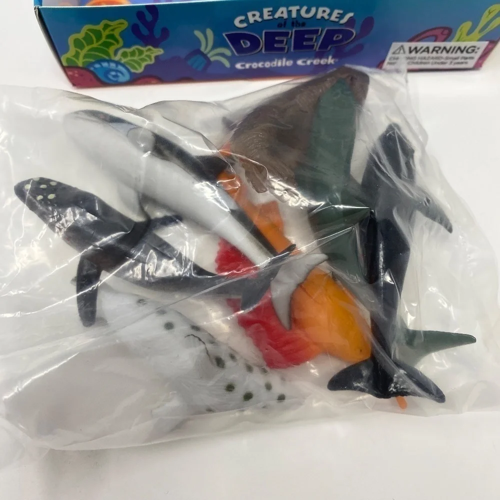 Crocodile Creek Box of Jungle Beasts Sea Creatures Dinosaur Figures